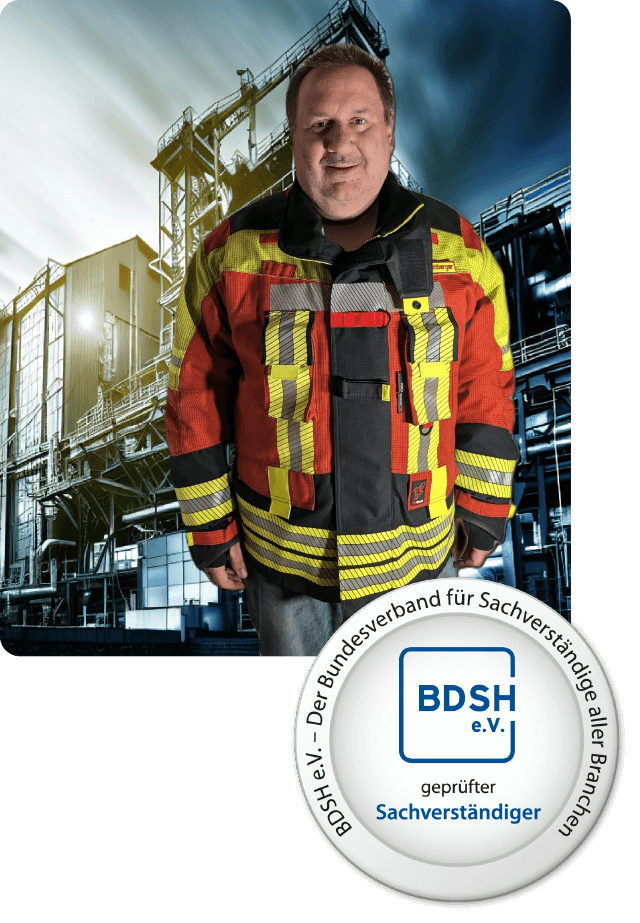 Jens Schammberger mit Prüfungssiegel