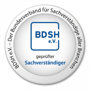 Siegel für Geprüfte DGUV Sachverständiger